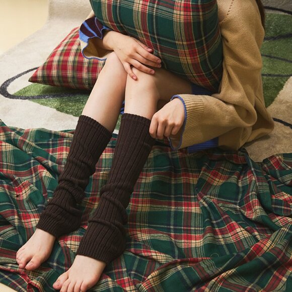 K- Luxury Ribbed Cotton Slouchy Leg Warmers - Picture 8 of 9